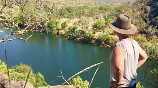Walking Through Katherine Gorge