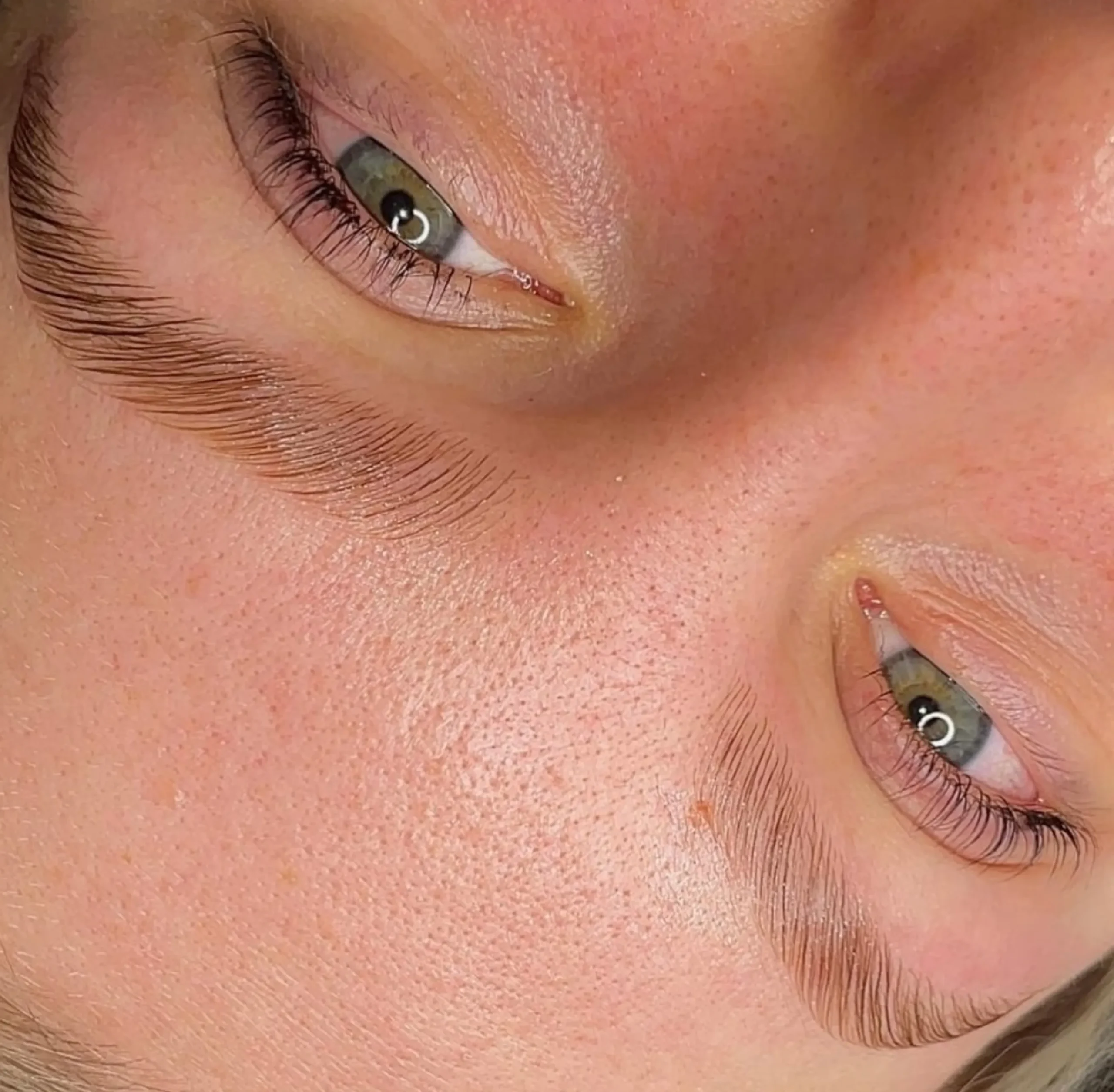 oily skin microblading results