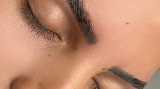 eyebrow tattoo touch-up healing